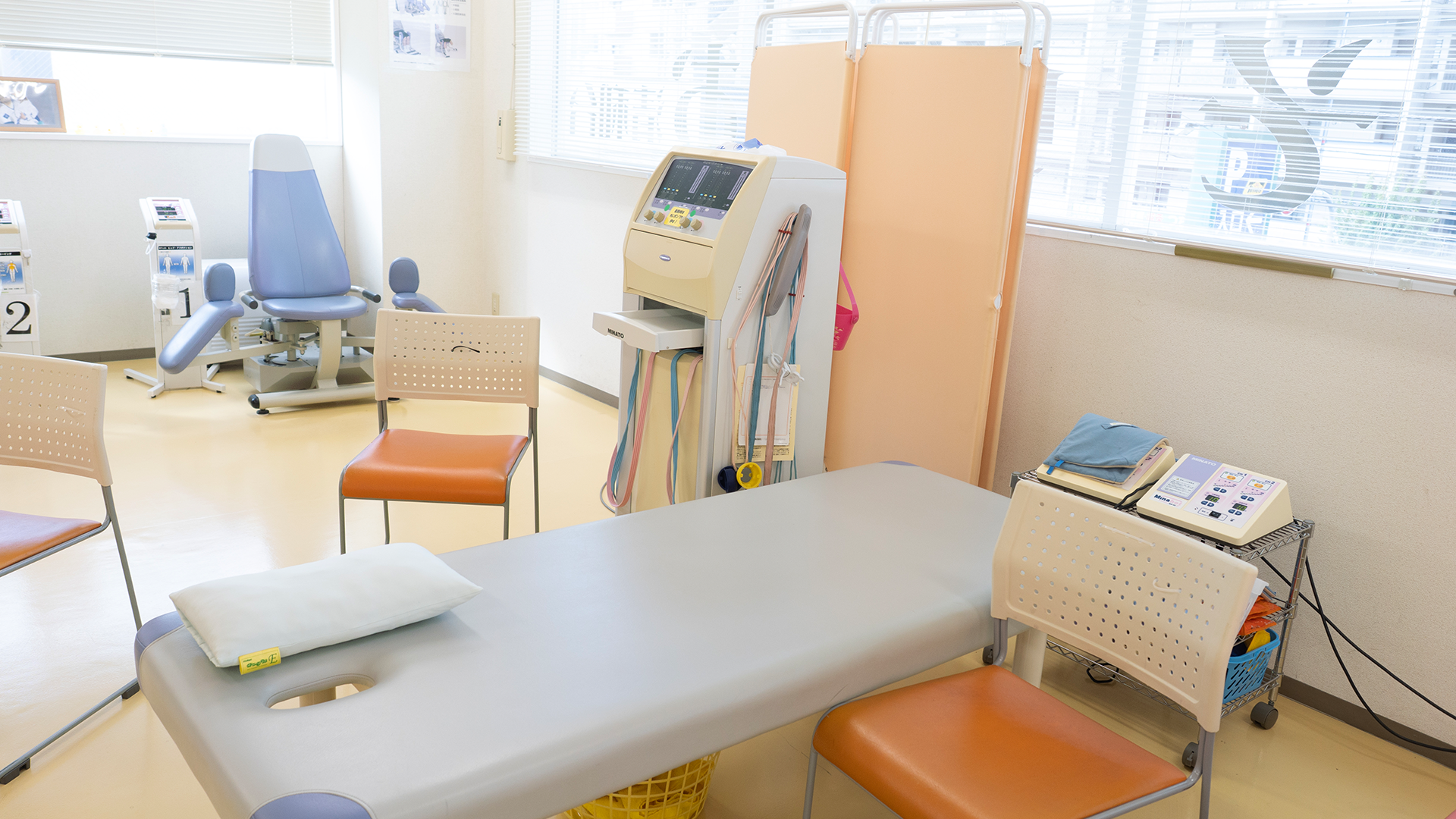 干渉波／温熱＋処置ベッド